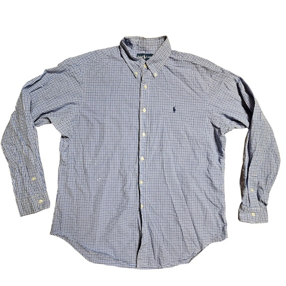 Ralph Lauren Other - Ralph Lauren Classic Fit Gingham Long Sleeve Button Down Shirt Mens XL Old Money